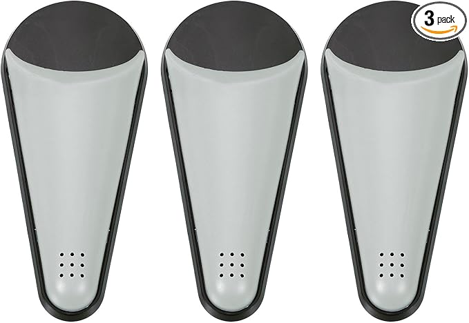uxcell 3Pcs Magnetic Scissor Holder, Kitchen Scissors Holder with Magnetic Adsorption Drainage Holes Detachable Shears for Kitchen Refrigerator Organization, Gray