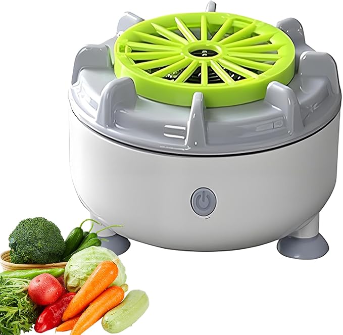 Fruit Washing Machine - Portable Vegetable Cleaner Device | Gadget for Lettuce Salad Food Egg Strawberry Rice Berry Meat Potato, Home Cooking and Meal Prep Accessory