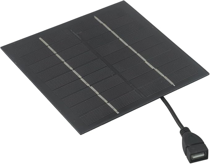 4Inch Solar Panel Fan Kit, USB 5W Solar Powered Pet House Cooling, Chicken Coop Ventilation, Small Space Cooling, Window Exhaust Fan For Shed, Chicken Coop, Greenhouse