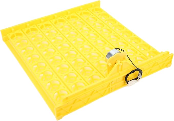 Zerodis Automatic Egg Turner, 110V Swing Around 45 Degrees to Turn The Egg Tray Egg Hatching Tray 56 Eggs Fully Automatic Incubator(Below 110V)