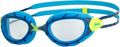 Zoggs Junior Predator Anti-Fog UV Protection Adjustable Strap No-Leak Comfortable Soft Silicone Swimming Goggles, 6-14 Years