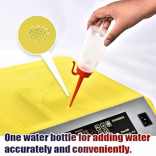 CROSSDESIGN Automatic Digital Egg Incubator Poultry Hatcher Machine Breeder w/Temperature Control & Auto Turning for Hatching Chicken Duck Goose Quail Birds 96 Eggs