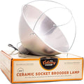 Fluker's Culinary Coop Brooder Lamp for Chicken Coop or Outdoor Animals, 10-Inch
