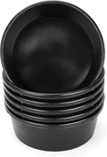 6Pcs Rubber Feed Pan, 1 Gallon Horse Feed Bucket Utility Feed Bucket, 10.6 x 4.1Inches Rubber Bowl Chicken Dust Bath Livestock Water Bowl for Pig Goat Chicken Dogs Farm Small Animal