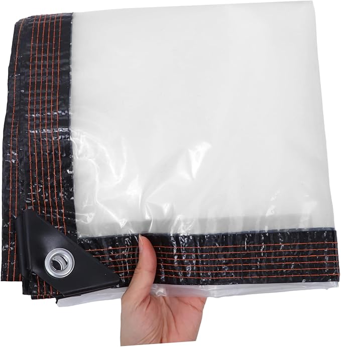 1m Camping Shed Chicken and Rabbit Cage Tarpaulin Cover Sheet Grommets for Outdoor Use
