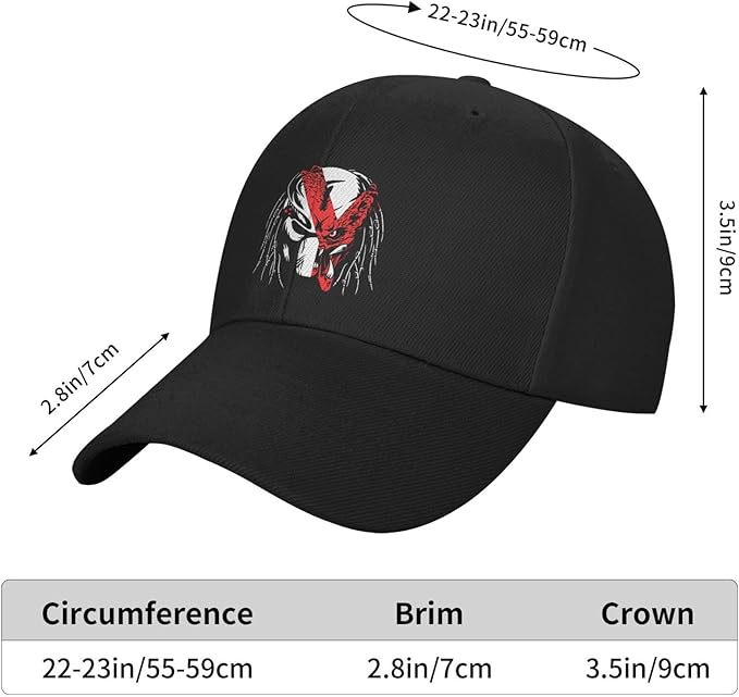 Baseball Cap Adjustable Fashion Uv Protection Alien_Vs Predator Casquette Unisex
