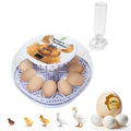 1st Gen - 12 Egg Automatic Incubator, Steady Humidity with Auto-Refill, Stable Temp Control, Auto Egg Turning, Candler, Real-Time Display for Hatching Chicken, Goose, Duck, Quail, Pigeon, and Turkey
