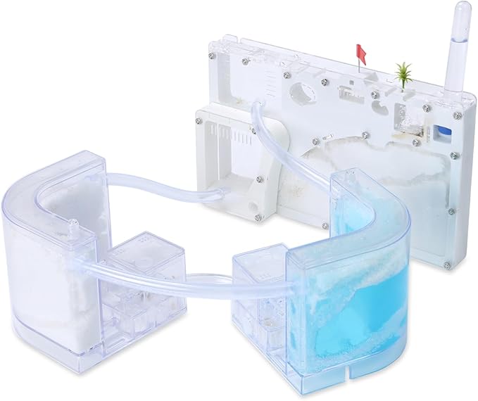 NAVAdeal Sand Ant Farm Castle 2023 Habitat Educational & Learning Science Kit Toy for Kid & Adult, Study of Ecosystem, Behavior of Ant Colony, Explore The World at Home School (Live Ant NOT Included)
