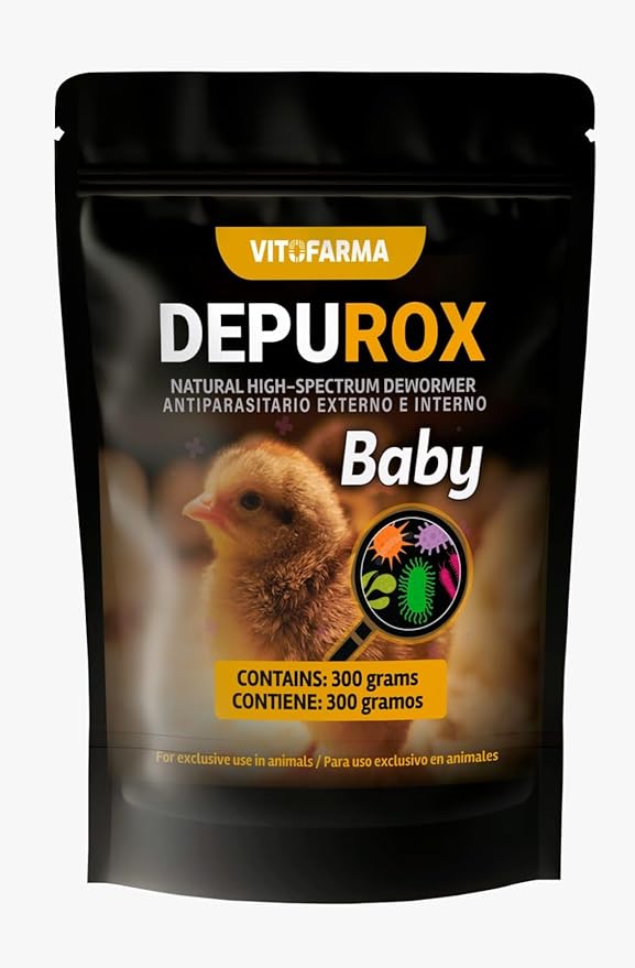 DepuroxBaby Powder Supplement for Chicks/Pollitos - Natural Supplement for Chick 226 gr. (8oz)