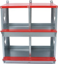 HOSTIC Chicken Nesting Boxes 4 Compartment Metal Poultry Nest Box Wall Mount for Chickens Hens Ducks Large Vented Holes