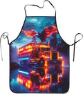 Aprons For Women Men With Pockets Adjustable Kitchen Chef Apron For Cooking Waitress Bbq Coffee House 28" L*21" W