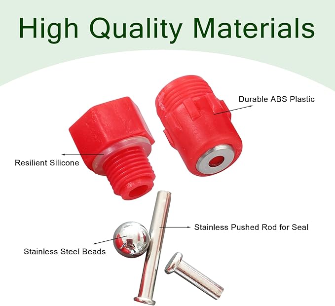 Chicken Waterer Nipples Automatic Poultry Watering Nipples Chicken Drinkers (dht, 10pcs)