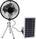 Solar Powered Fan, 10W Monocrystalline Silicon Solar Exhaust Intake Fan Kit Cooling Ventilation for Greenhouse, Chicken Coop,Pet Houses, Shed, Dog House, Energy Saving
