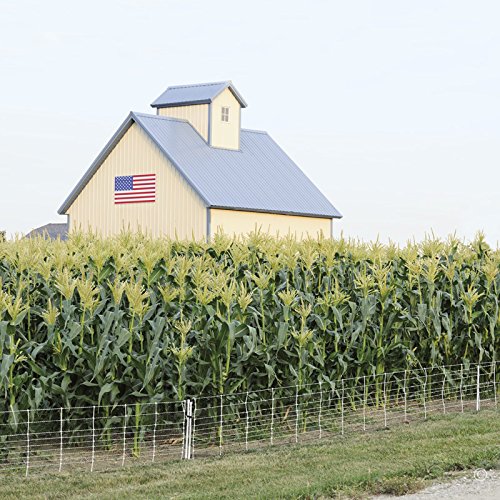 Premier 1 HogNet® Starter Kit | White/Black Electric Net Fence – 24"H x 100'L, Includes: Solar Energizer, PowerLink™, FiberTuff™ Support Posts and Tester