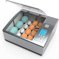 Small Chicken Egg Incubator Small Household Incubator Fully Automatic Eggs Digital Incubator Automatically Turn Eggs Humidity Display (9 double batteries)