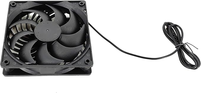 16W Solar Panel Cooling Fan Set Monocrystalline Silicon for Pet House Chicken Coops and Greenhouse Ventilation Energy Efficient Cooling