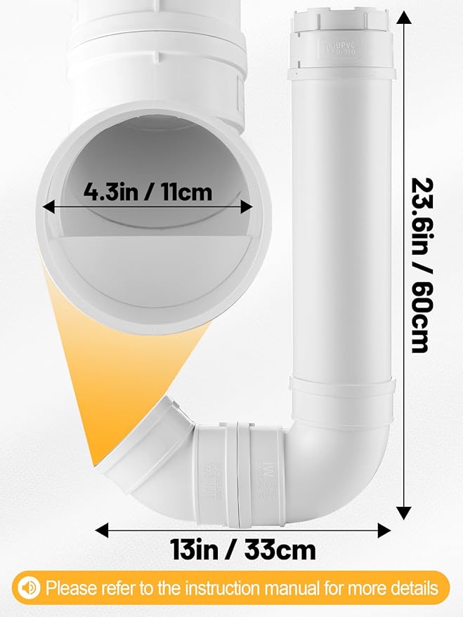 Automatic Chicken Feeder No Waste - 6.6 Pounds Large Capacity Heavy Duty PVC Pipe Hanging Chicken Feeder, Poultry Gravity Feed Port for Chicken Long Feeding