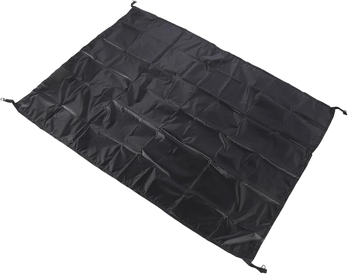 Zunate Chicken Coop Tarp 57x43in Silver Coated Oxford Fabric, Anti Shade Cloth Cover for Outdoor Protection, Dust Proof & Water Proof, Easy Installation