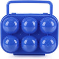 FantasyDay 6 Grids Egg Holders, Sturdy Shockproof Durable Egg Cartons Egg Containers With Lid for Refrigerator - Large Capacity Egg Organizer Box for Home Kitchen Outdoor Picnic Hiking Storage