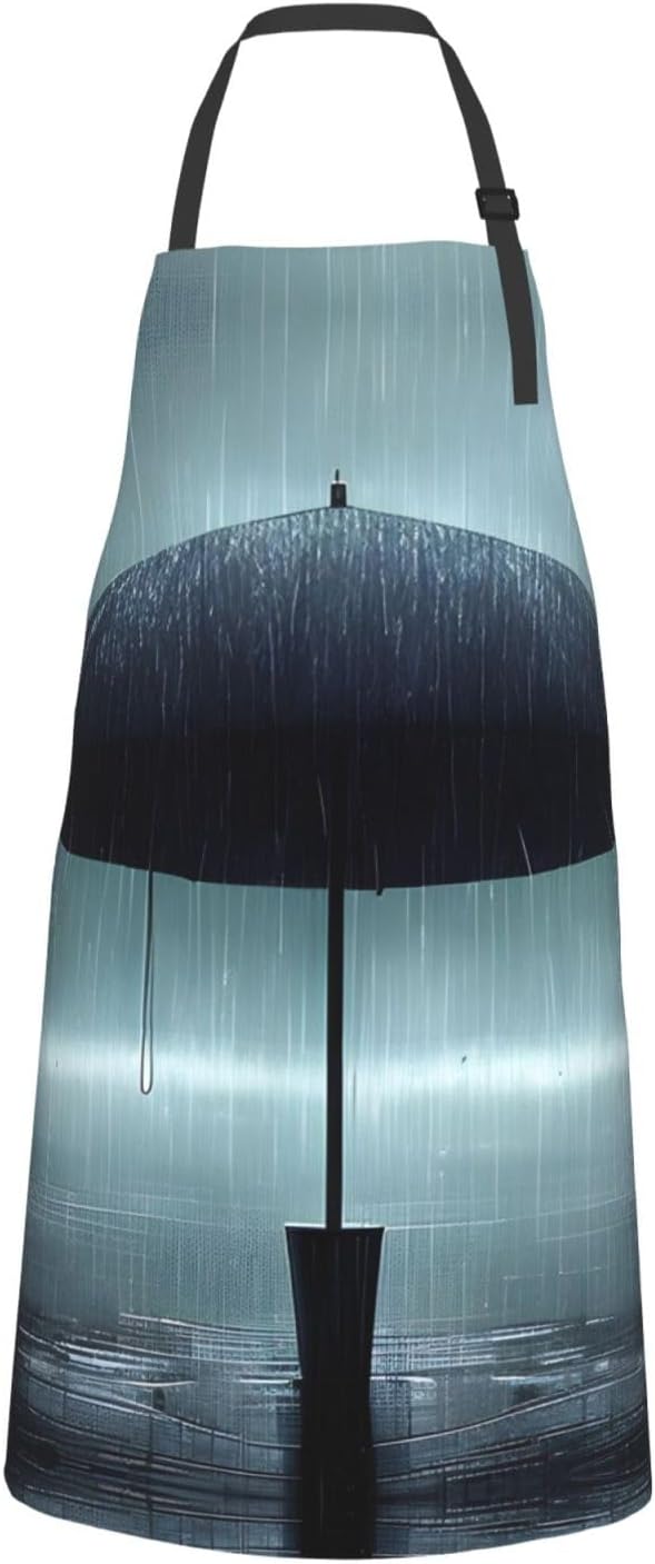 Multidimensional Space Heavy Duty Waterproof Apron with Pockets for AdultsResistant Grilling, Gardening, Painting