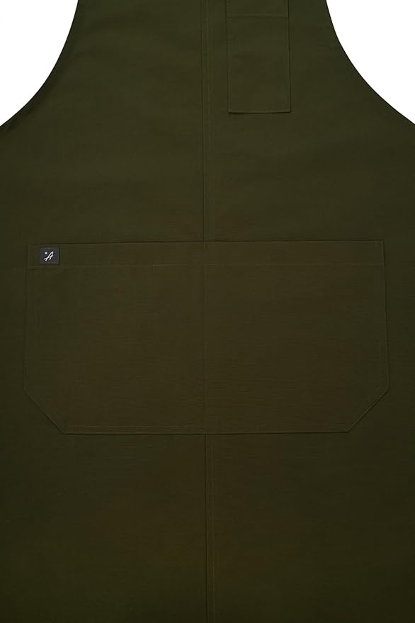 Chef Bib Aprons for Women and Men (Standard Dry Guard AA2095 & AA2095X) - Neck Strap Apron with Pockets 33"