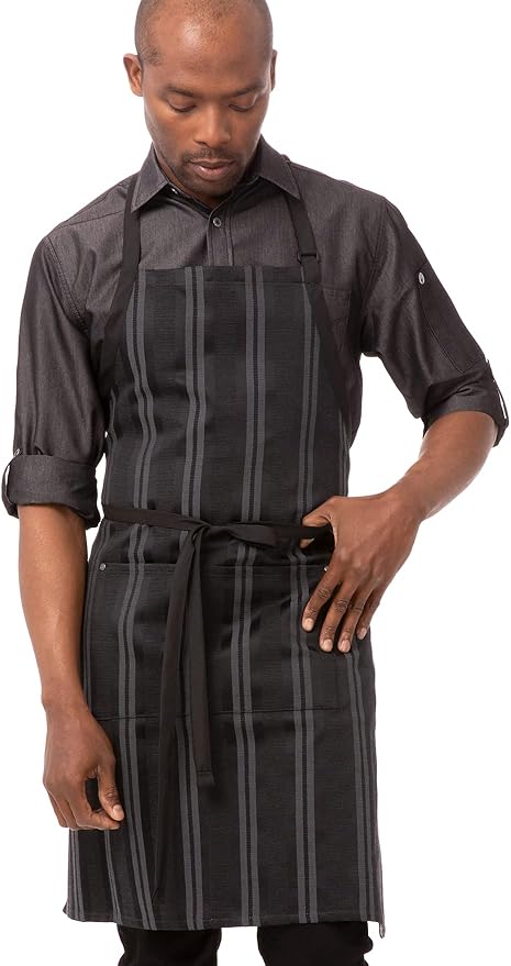Chef Works Unisex Presidio Bib Apron