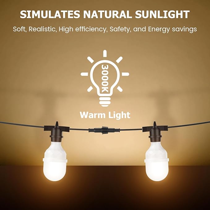 Automatic LED Daylight Extender, Chicken Coop Light with Timer and Easy to Program, Provides Additional Light for Hens and Enhances Egg Production