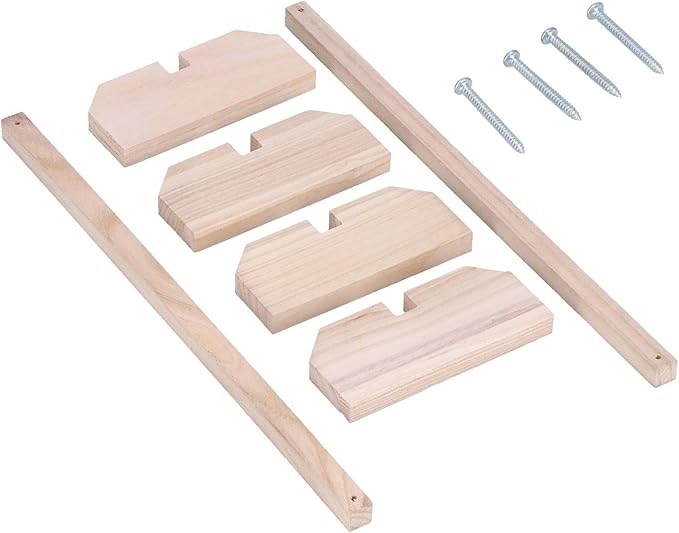 Large Chicken Wooden Perches Set, Training Hens Roosting Bar, Pet Supplies