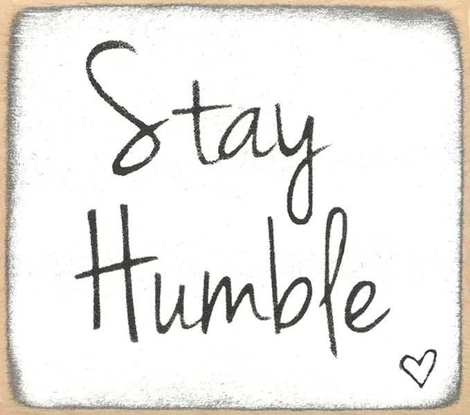 Farmisms 3x3 Inspirational Wooden Rustic Country Signs for Country Farm Living –Stay Humble