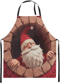 jejeloiu Cartoon Cats Apron for Women Men 26"x31"