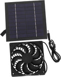 BESPORTBLE 5w Pet House Chicken Dog House Ventilation Heat Dissipation Solar Panel Fan