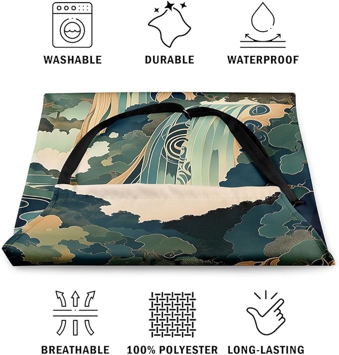 jejeloiu Cartoon Cats Apron for Women Men 26"x31"