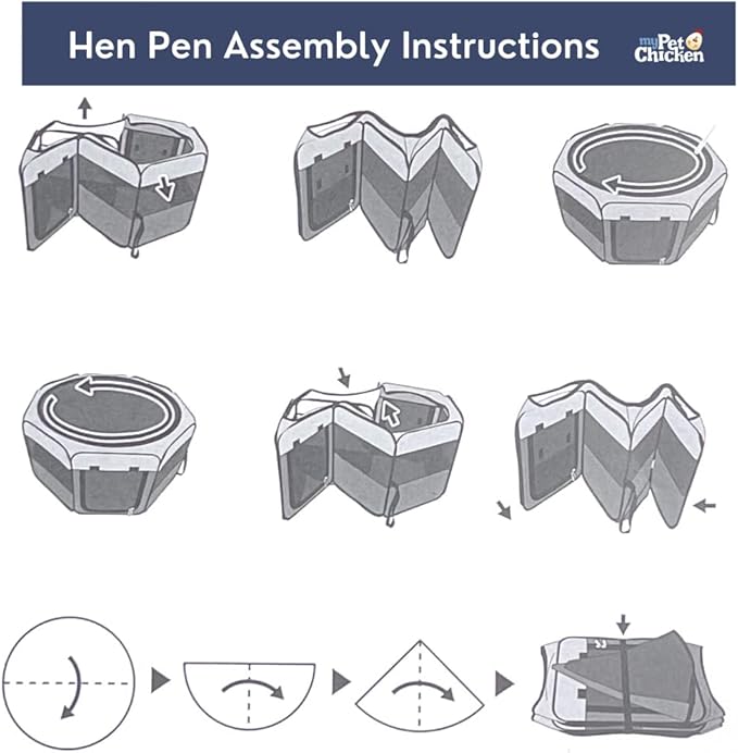 Hen Pen Pop-Up Brooder: Raise Chicks w/The Collapsible Play Pen for Small Animals, Chickens & Ducklings - Portable, Lightweight and Waterproof