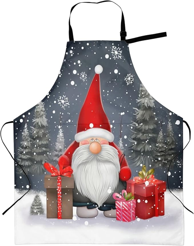 Shark Jumping Home Aprons 2 Pockets 33"×28" for Men Women, Ocean Sea Waterproof Kitchen Cooking Bib