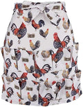 Chef Aprons for Men Women with ，Aprons With Pockets Egg Collecting Apron Pockets Holds Chicken Farmhouse Farm Home Waterproof Apron