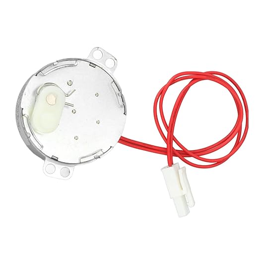FLEXMAN Egg Tray Turning Motor, 4W Egg Turner Rotator Incubator Motor, Portable Professional Electric Synchronous Motor with Connector for Incubator (12V AC)