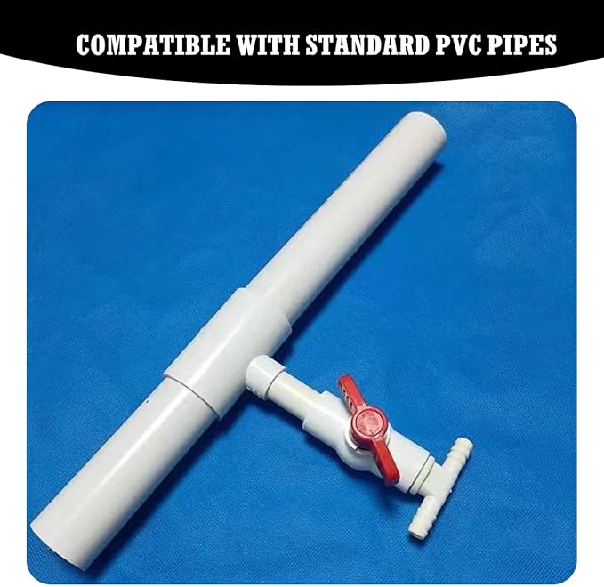 50 Pack Chicken Waterer PVC Tee Fittings, PVC Tee Fitting for Threaded Poultry Nipples Water Drinker and Feeder Cups, Chicken Automatic Poultry Waterers
