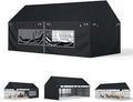 Chicken Coop Cover 86"×40" 600D Oxford Fabric Waterproof, Snowproof, UV-Resistant - Suitable for All Seasons Outdoor Use, Features Clear PVC Window (Cover Only, Coop Sold Separately)