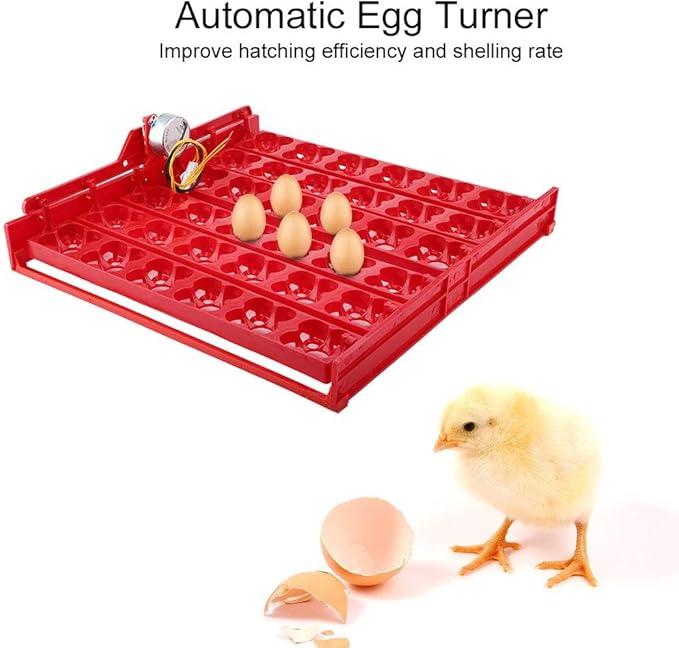 Automatic Egg Incubator Turner Tray, 36 Eggs/144 Bird Eggs Hatcher with Motor for Chickens, Ducks, Quail(110V)