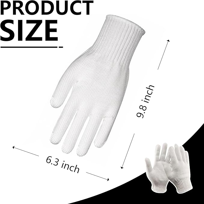 Bird Training Anti-Bite Gloves, Bite Proof Gloves, Small Animal Handling Chewing Protective for Small Animal Pet（White）