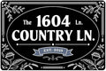 Vintage 1604 Country Lane Farmhouse Metal Sign Suitable for outdoor decoration, garden home porch 8 x 12, easy to hang