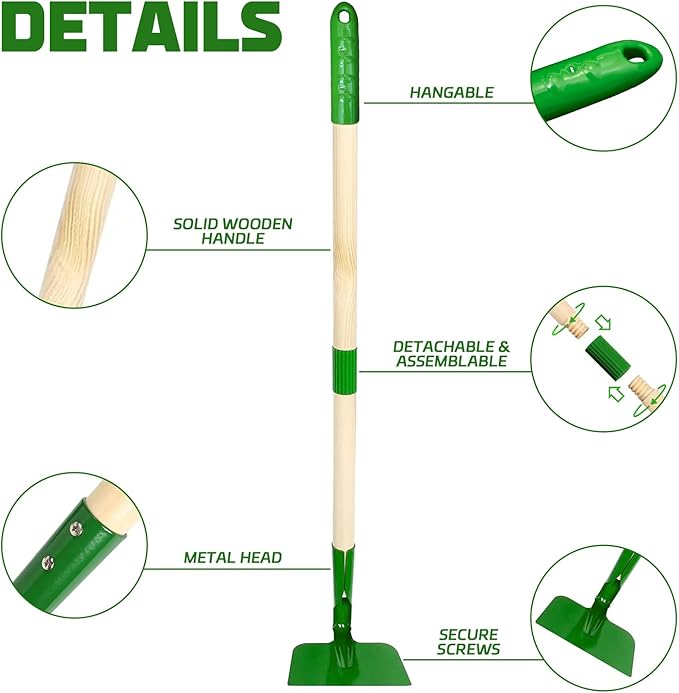 Kids Gardening Tools Set,15Pcs Wheelbarrow Set for Kids with Shovel, Rake, Watering Can Outdoor Backyard Farm Digging Toys, Halloween Christmas Birthday Gifts for Boys Girls