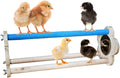 Chicken Perch for Chicks Chicken Wood Stand with Mirrors Chick Stand Trainning Perch Toy Chicken Swing Chicken Toy for Hens