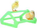 Roosting Perch for Baby Chickens, Chick Brooder Coop Training Toy Accessory, Easy Click Together Assembly, Durable Plastic, Mix and Match Colors, USA Made (Neon Green, 1 Pack)