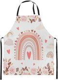 jejeloiu Cartoon Cats Apron for Women Men 26"x31"
