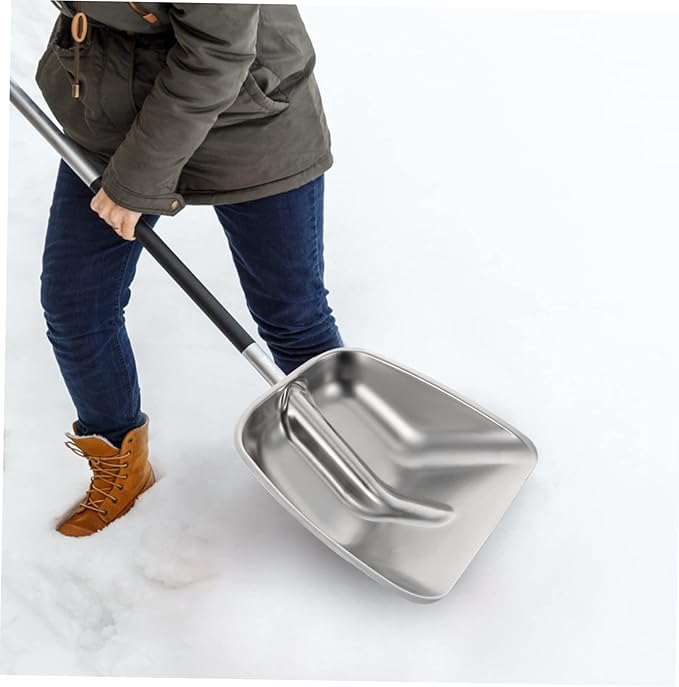Stainless Steel Snow Shovel Farm Scoop Shovel Head Outdoor for Grain Feeding