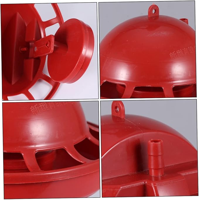Sosoport 3pcs Chick Water Drinking Cups Automatic Refill Poultry Drinker Easy to Install Chick Float Waterer for Clean Hydration for Brooders and Poultry Use