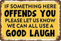 Funny Bar Sign Man Cave Decor Vintage Metal Bar Tin Signs Bar Signs For Home Bar If Something Here Offends You Sign Man Cave Gifts For Men Mancave Decor For Men Garage Gifts For Accessories 8x12