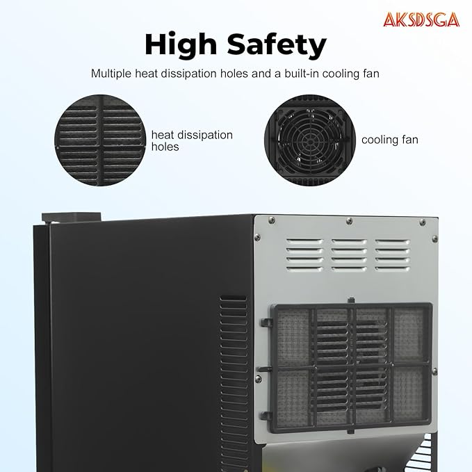 23L Reptile Incubator Cabinet Incubators for Hatching Eggs, Constant Temperature& Humidity Intelligent Reptile Egg Incubator with 10-40°C Cooling and Heating Temperature Control