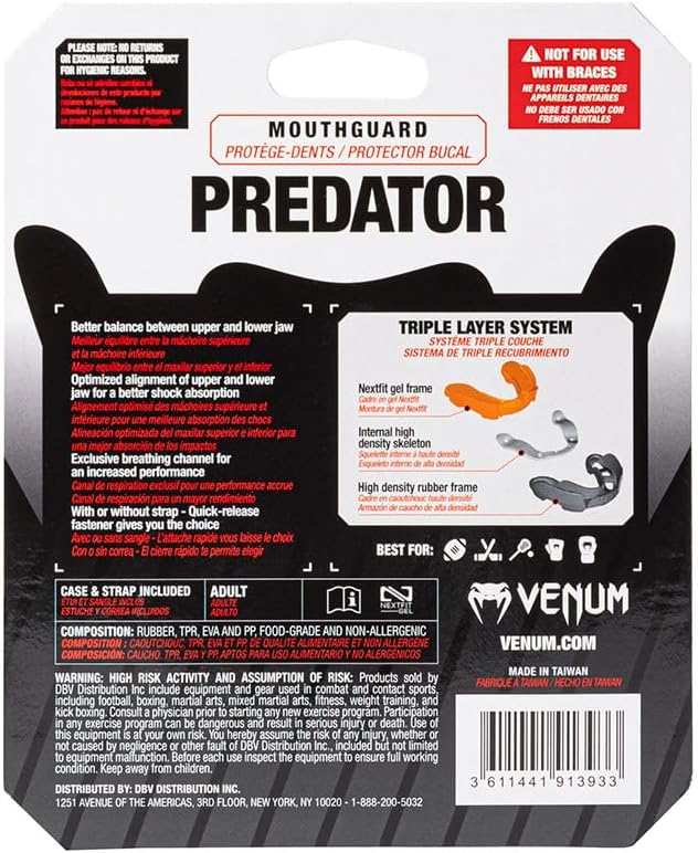 Venum Predator Mouthguard - Strap/Strapless